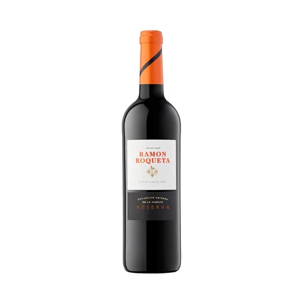 RAMÓN ROQUETA Vino tinto reserva con D.O. Cataluña botella de 75 cl. - 1 ud - Imagen del producto en Findit