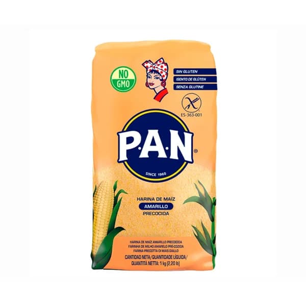 P.A.N Harina maíz amarillo precocina 1 kg. - 1 kg - Imagen del producto en Findit