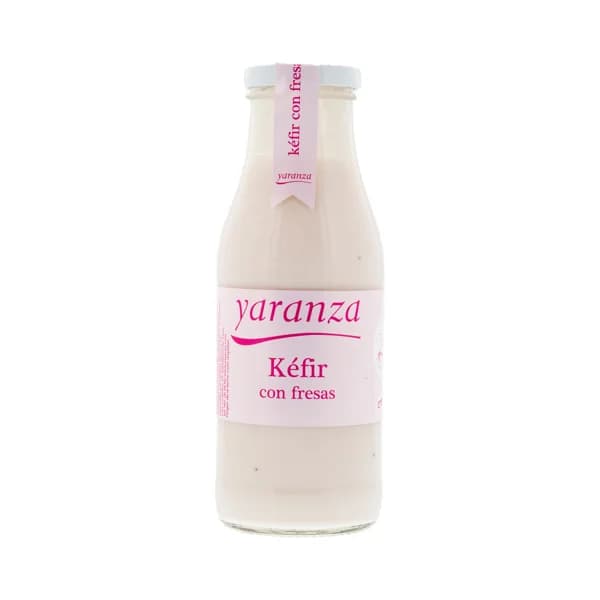 YARANZA Kéfir con fresas elaborado con leche fresca de vaca 500 g. - 0.5 kg - Imagen del producto en Findit