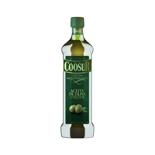 COOSUR Aceite de oliva virgen cocina Mediterránea botella de 1 l. - 1 l - Imagen del producto en Findit