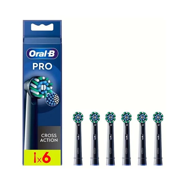 ORAL-B Pro cross action Pack de 6 cabezales de recambio para cepillo eléctrico Braun. - 1 ud - Imagen del producto en Findit