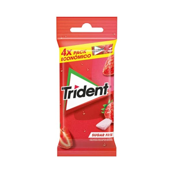TRIDENT Chicles fresa TRIDENT 56 g. - 0.06 kg - Imagen del producto en Findit