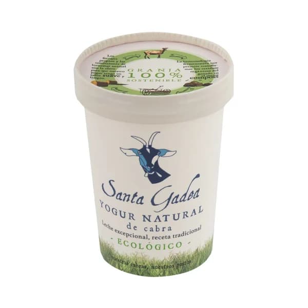 SANTA GADEA Yogur natural de cabra, ecológico 420 g. - 0.42 kg - Imagen del producto en Findit