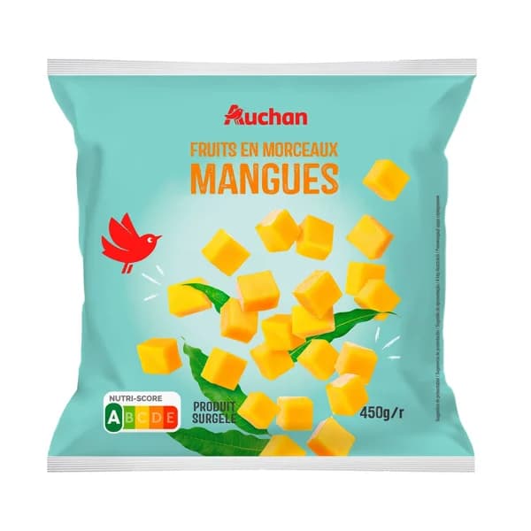 AUCHAN Mango en trozos 450g - 0.45 kg - Imagen del producto en Findit