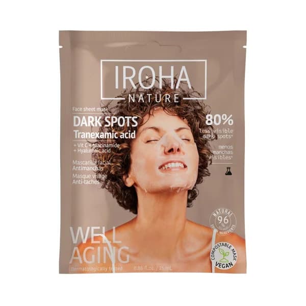 IROHA NATURE Mscarilla facial antimanchas y acción despigmentante. - 1 ud - Imagen del producto en Findit