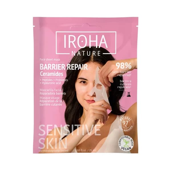 IROHA NATURE Mascarilla facial nutritiva y reparadora. - 1 ud - Imagen del producto en Findit
