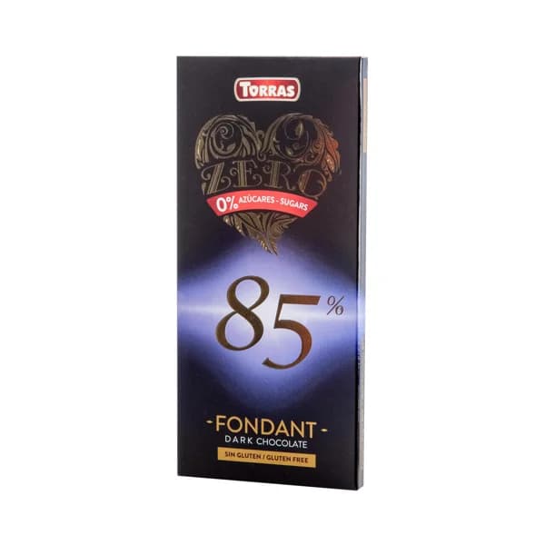 TORRAS Chocolate negro 85% sin azúcares añadidos 100 g. - 0.1 kg - Imagen del producto en Findit