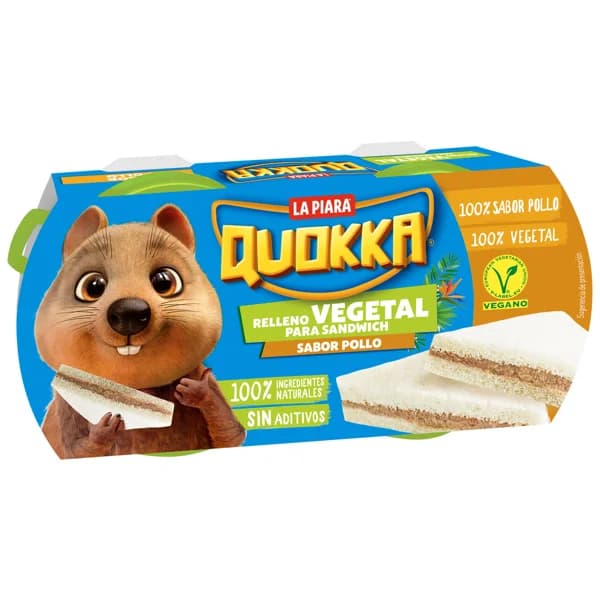 LA PIARA Paté vegetal sabor pollo LA PIARA QUOKKA 150 g. - 0.15 kg - Imagen del producto en Findit