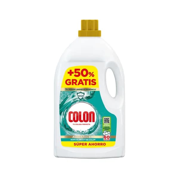 COLON Detergente líquido antiolor y limpieza higiénica 40 ds + 50% - 1 ud - Imagen del producto en Findit