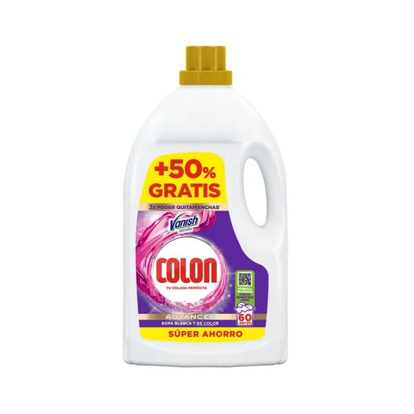 COLON Vanish Detergente líquido con gel 40 ds + 50% - 1 ud - Imagen del producto en Findit