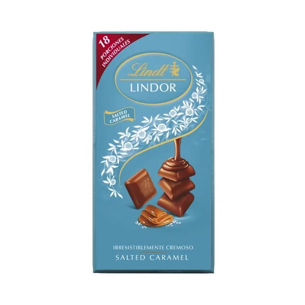 LINDT Lindor Salted Caramel Chocolate con leche 100 g. - 0.1 kg - Imagen del producto en Findit