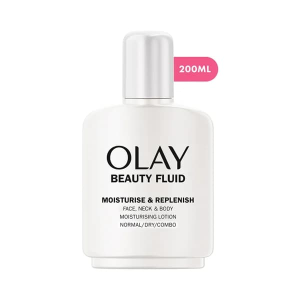 OLAY Loción hidratante y revitalizante para cara, cuello y escote, especial pieles normales, secas y mixtas 200 ml. - 0.2 l - Imagen del producto en Findit