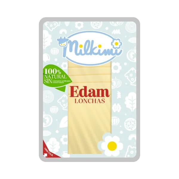MILKIMI Queso lonchas Edam MILKIMI 150 g. - 0.15 kg - Imagen del producto en Findit