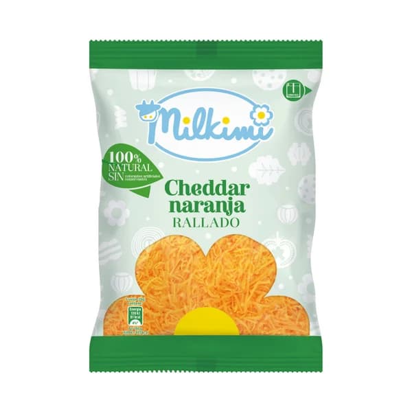 MILKIMI Queso cheddar rallado MILKIMI 150 g. - 0.15 kg - Imagen del producto en Findit