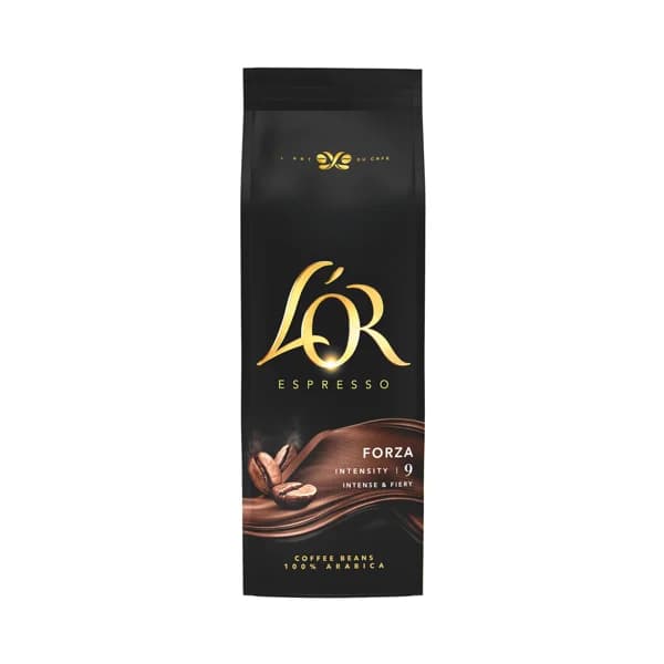 L'OR FORZA Café en grano de tueste natural I9  500 g. - 0.5 kg - Imagen del producto en Findit
