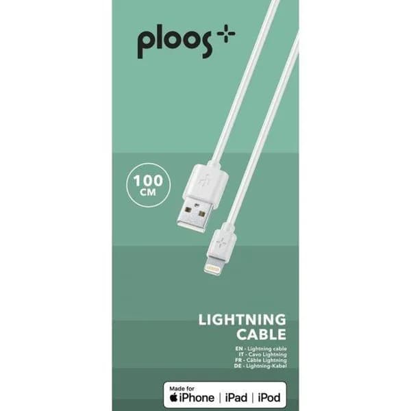 PLOOS - CABLE 100cm - Lightning - 1 ud - Imagen del producto en Findit