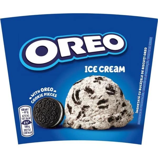 Helado sabor vainilla con galleta OREO, tarrina 425 ml - 0.43 l - Imagen del producto en Findit