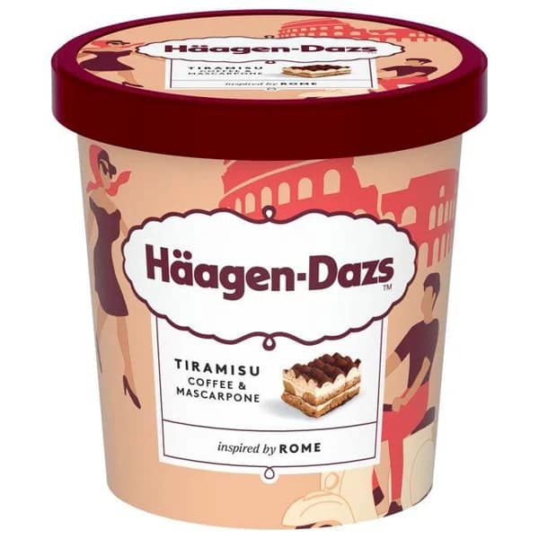 Helado Tiramisú Roma HAAGEN DAZS, tarrina 420 ml - 0.42 l - Imagen del producto en Findit