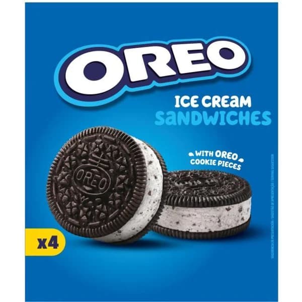 Helado Sandwich OREO, pack 4x110 ml - 0.44 l - Imagen del producto en Findit