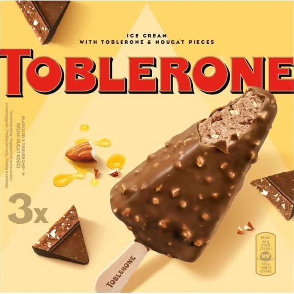 Bombón TOBLERONE, pack 3x90 ml - 0.27 l - Imagen del producto en Findit