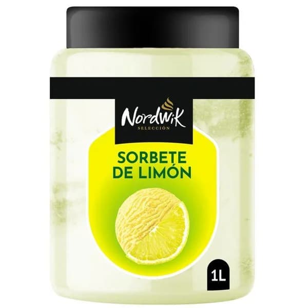 Sorbete de limón LA IBENSE, bote 1 litro - 1 l - Imagen del producto en Findit
