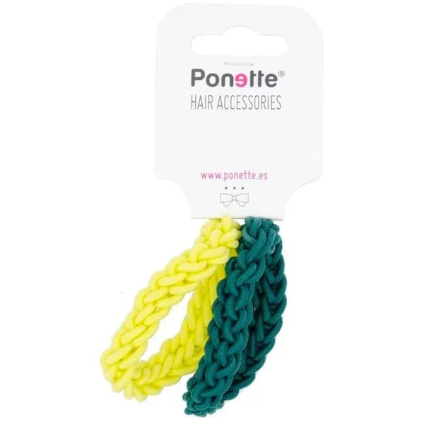 Goma trenzada multicolor PONETE, pack 1 ud - 1 ud - Imagen del producto en Findit