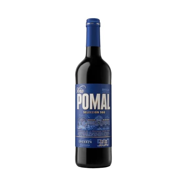 VIÑA POMAL Selección 500 Vino tinto crianza con D.O. Ca. Rioja botella 75 cl. - 1 ud - Imagen del producto en Findit