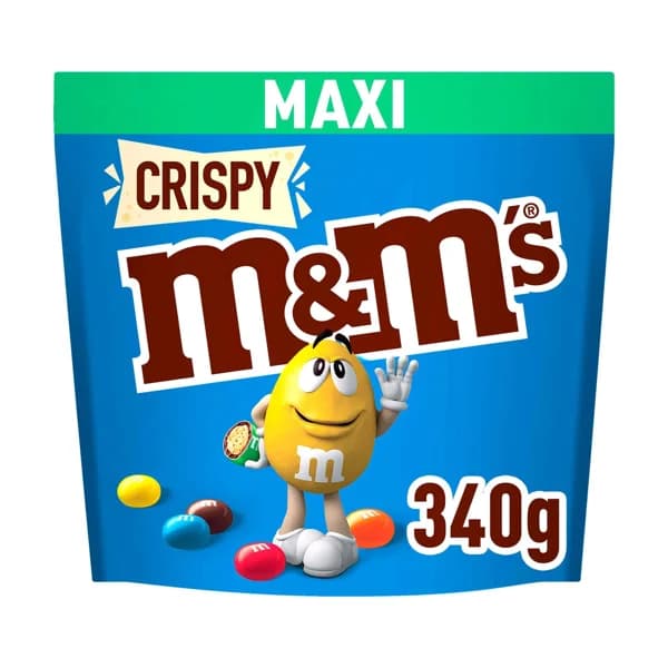 M&M'S Bolitas de arroz crujiente cubiertos de chocolate con leche 340 g. - 0.34 kg - Imagen del producto en Findit