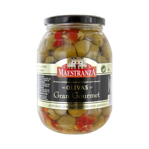 MAESTRANZA Aceitunas aliñada MAESTRANZA 550 g. - 0.55 kg - Imagen del producto en Findit