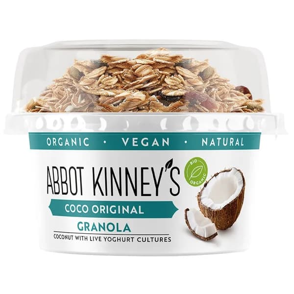 ABBOT KINNEY´S Yogur de coco con granola ecológica 145 g. - 0.14 kg - Imagen del producto en Findit