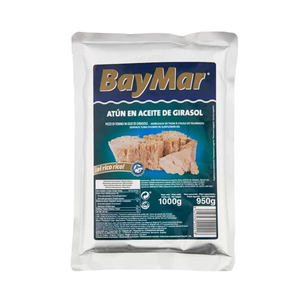 BAYMAR Atún en aceite de girasol, 1 kg. - 0.95 kg - Imagen del producto en Findit