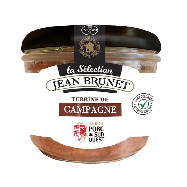 JEAN BRUNET Paté del campo la Séction JEAN BRUNET 180 g. - 0.18 kg - Imagen del producto en Findit