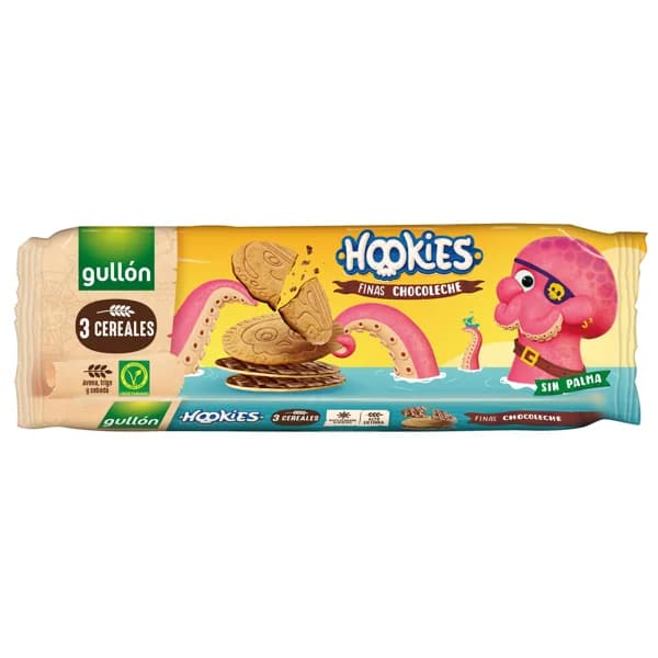 GULLÓN Hookies Gallechas de chocolate finas 160 g. - 0.16 kg - Imagen del producto en Findit