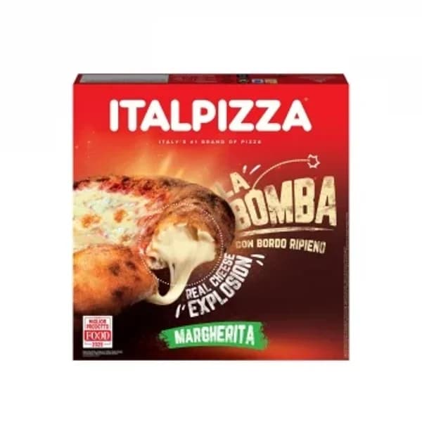 Pizza Margherita La Bomba Italpizza 440 g. - 0.44 kg - Imagen del producto en Findit