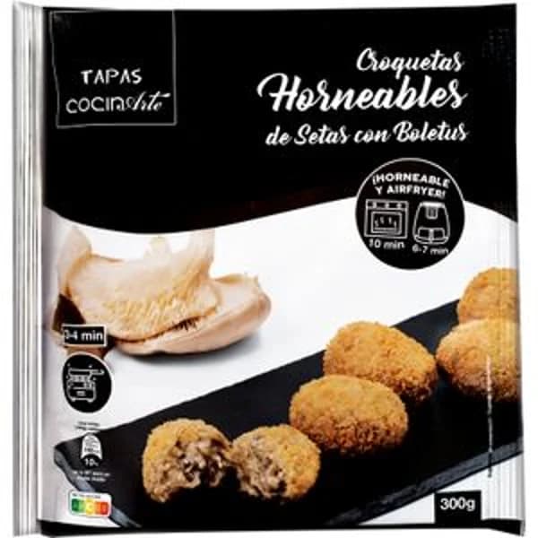 Croquetas de Setas con Boletus Horneable - 0.3 kg - Imagen del producto en Findit