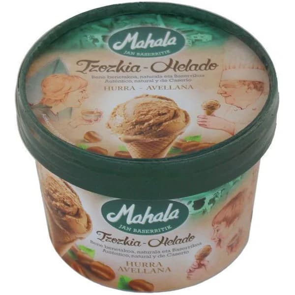 Helado de avellana MAHALA, tarrina 185 g - 0.19 kg - Imagen del producto en Findit