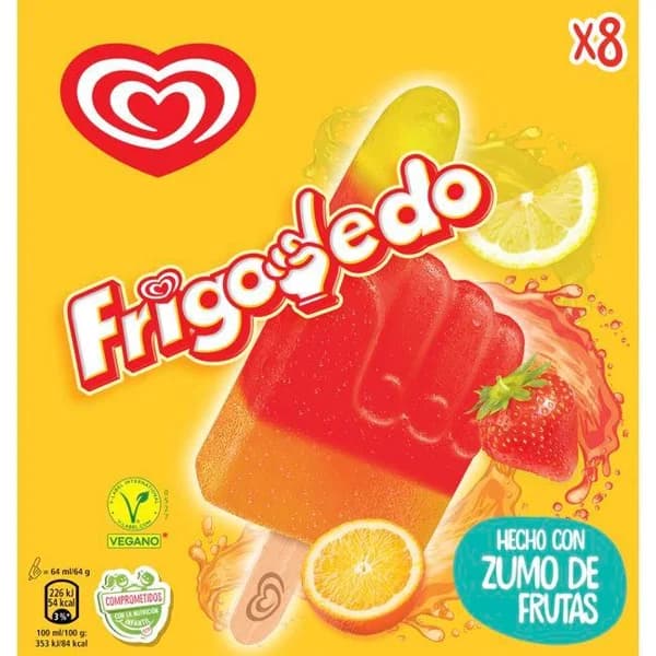 Helado FRIGODEDO, pack 8x64 ml - 0.51 ud - Imagen del producto en Findit