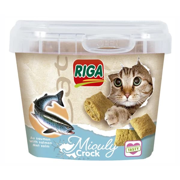 RIGA Cracky salmón para gatos 75 gr. - 0.08 kg - Imagen del producto en Findit