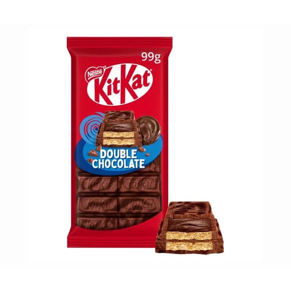 KIT KAT Chocolatina doble chocolate 99 gr. - 0.1 kg - Imagen del producto en Findit