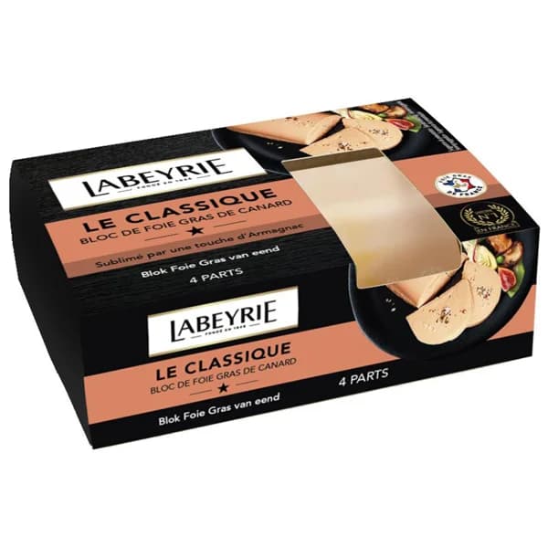 LABEYRIE Tarrina de foie gras de pato con un toque de armagnac LABEYRIE 150 g. - 0.15 kg - Imagen del producto en Findit