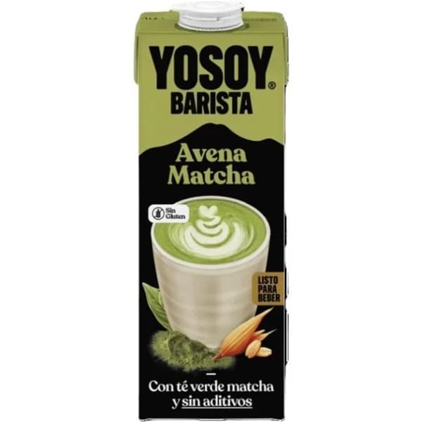 Bebida vegetal matcha 0% YOSOY, brik 1 litro - 1 l - Imagen del producto en Findit