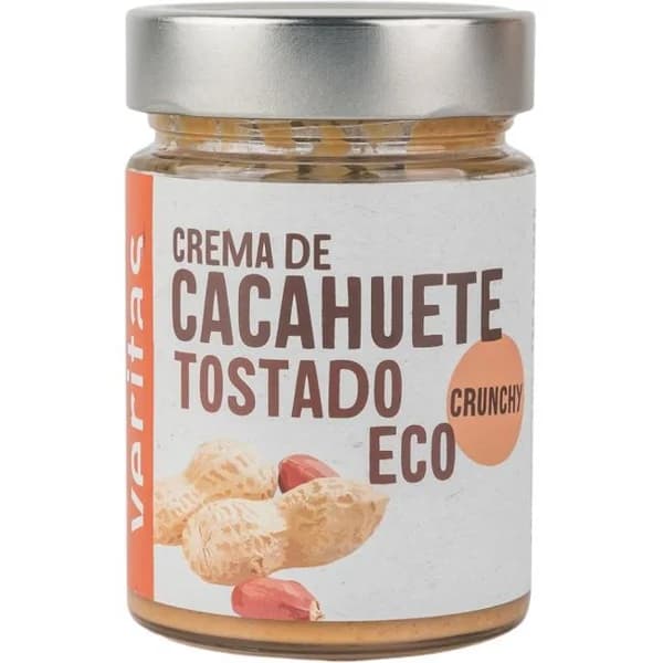 Crema de cacahuete crujiente eco VERITAS, frasco 300 g - 0.3 kg - Imagen del producto en Findit