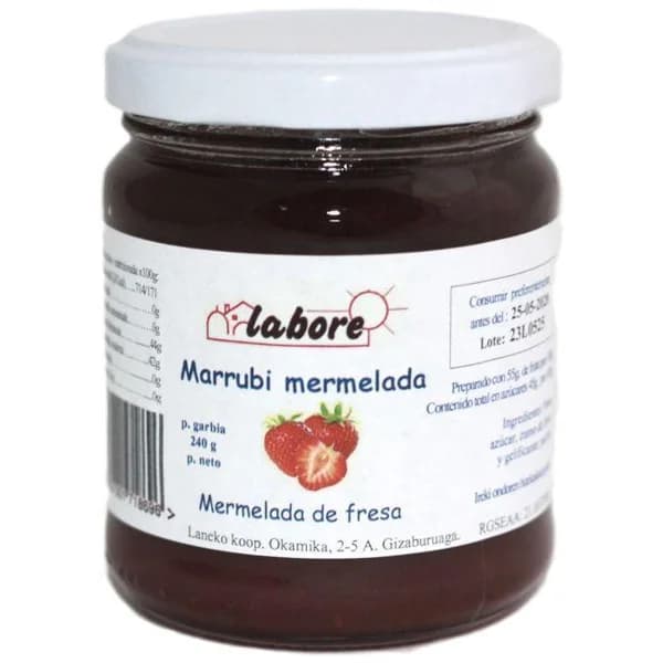 Mermelada de fresa LABORE, frasco 240 g - 0.24 kg - Imagen del producto en Findit