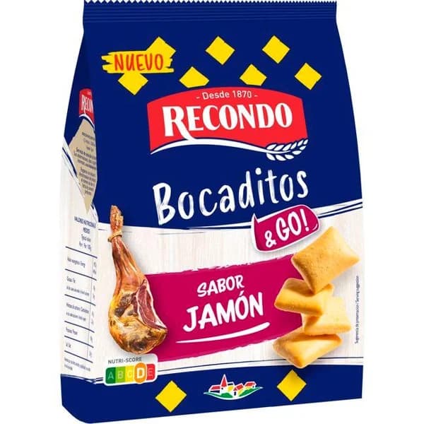 Bocaditos de jamón RECONDO, bolsa 90 g - 0.09 kg - Imagen del producto en Findit