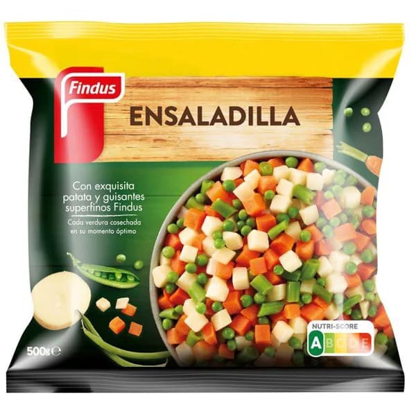 Ensaladilla FINDUS, bolsa 500 g - 0.5 kg - Imagen del producto en Findit