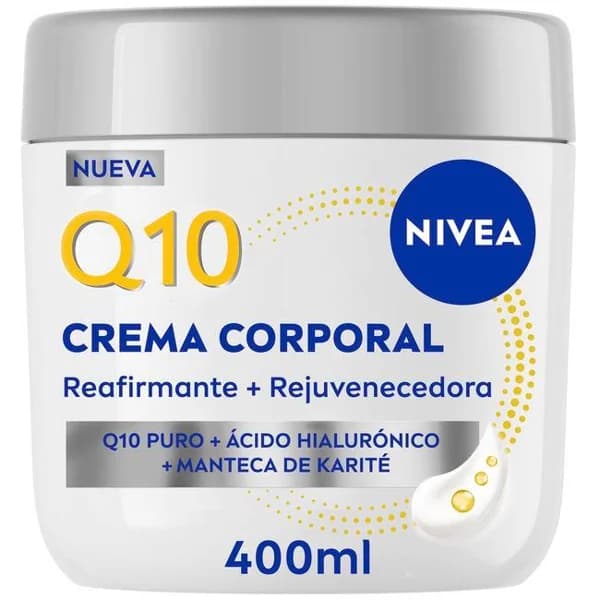Crema reafirmante y rejuvenecedora NIVEA Q10, tarro 400 ml - 0.4 l - Imagen del producto en Findit