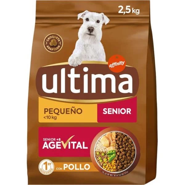 Alimento seco para perro mini senior ULTIMA, saco 2,5 kg - 2.5 kg - Imagen del producto en Findit