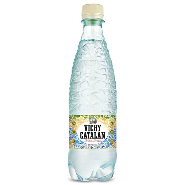 Agua mineral con gas Vichy catalán botella 50 cl - 0.5 l - Imagen del producto en Findit