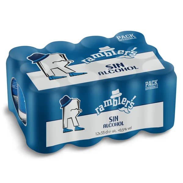 Cerveza sin alcohol Ramblers de Dia pack 12 x 33 cl - 3.96 l - Imagen del producto en Findit