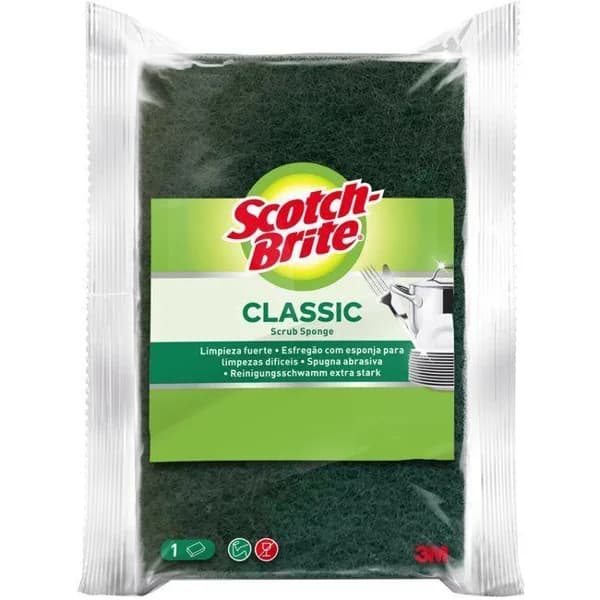 Estropajo de fibra verde SCOTCH-BRITE, 1 ud - 1 ud - Imagen del producto en Findit
